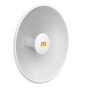 Mimosa N5-X25 twist-on, 4.9–6.4 GHz, 25 dBi, Dual-slant 45º, Dish Antenna (2-pack)
